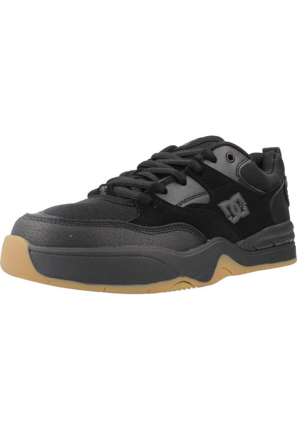 DC Shoes - Buty DC ADYS100844 Czarny. Kolor: czarny. Materiał: skóra, tkanina