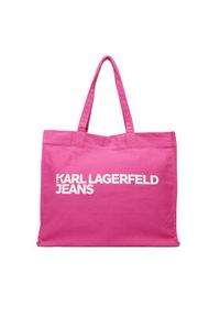 Karl Lagerfeld Jeans Torebka A1W50002 Bordowy. Kolor: czerwony #3