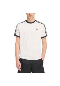Adidas - Koszulka męska adidas Originals 3-Stripes KE3537 - biała. Kolor: biały. Materiał: bawełna. Długość rękawa: krótki rękaw. Długość: krótkie #1
