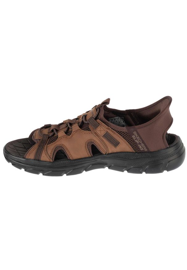skechers - Sandały męskie, Slip-Ins: Revolted SS - Merrick. Kolor: brązowy