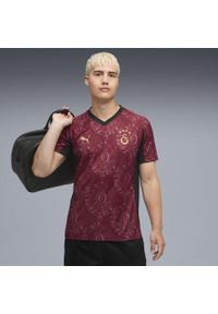 Puma - Męska trzecia koszulka Galatasaray SK 25/26 PUMA. Kolor: czerwony, beżowy, wielokolorowy. Sport: piłka nożna