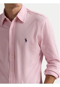 Polo Ralph Lauren Koszula Classics 710654408049 Różowy Regular Fit. Typ kołnierza: polo. Kolor: różowy. Materiał: bawełna #6