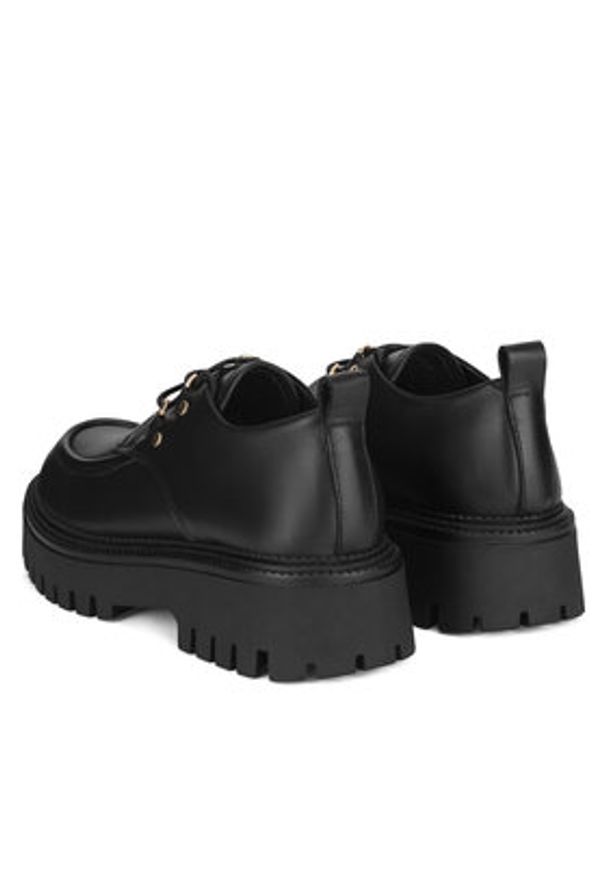 Badura Loafersy AKEL-3472-24 Czarny. Kolor: czarny. Materiał: skóra