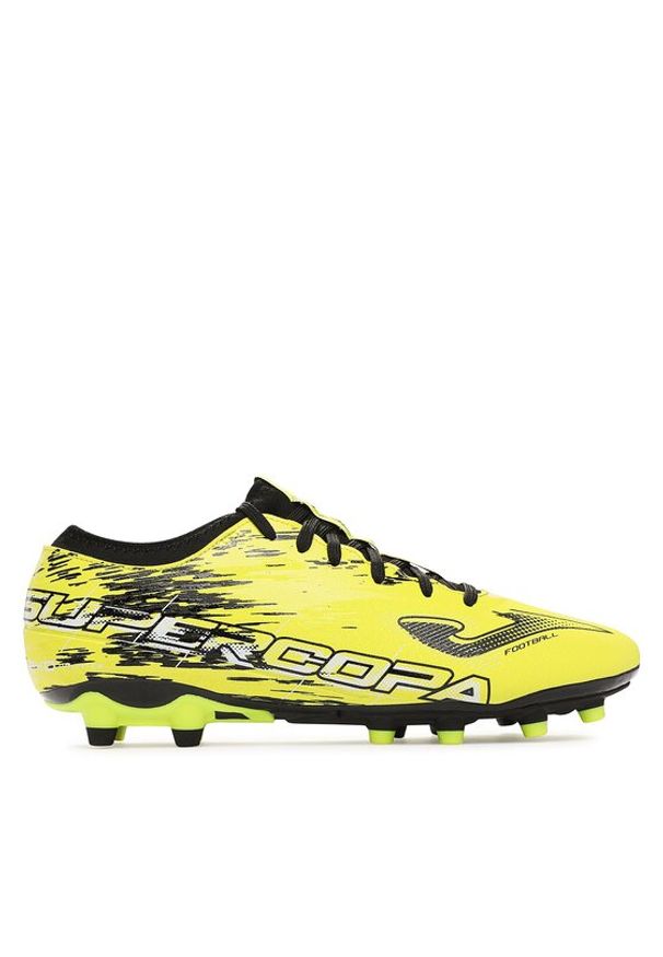 Joma Buty do piłki nożnej Supercopa 2309 SUPW2309FG Żółty. Kolor: żółty. Materiał: skóra