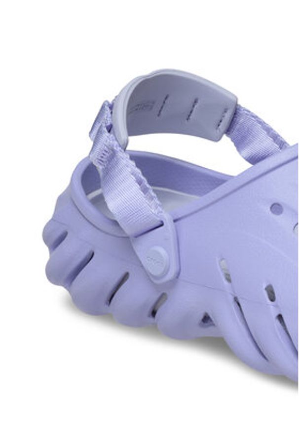 Crocs Klapki Echo Clog 207937 Fioletowy. Kolor: fioletowy