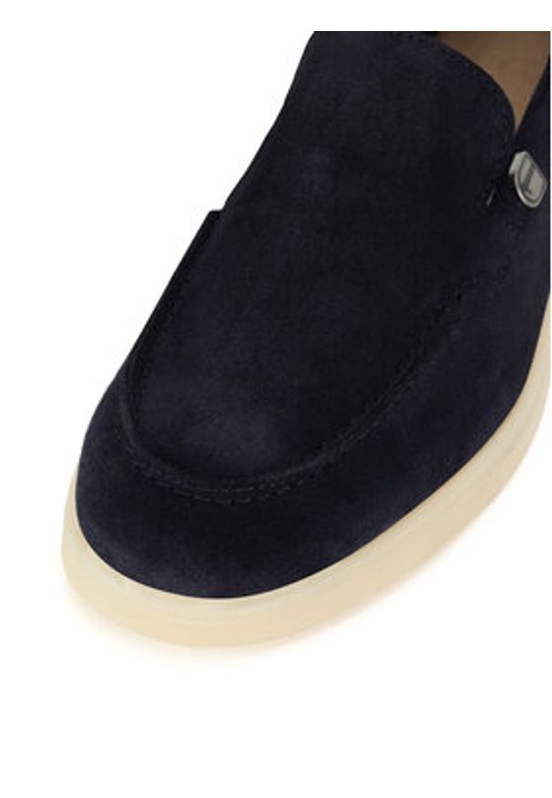 G-Star RAW - G-Star Raw Mokasyny GILI-118908 Granatowy. Kolor: niebieski. Materiał: zamsz, skóra