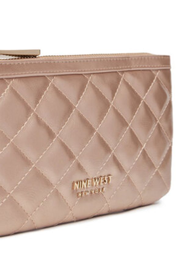 Nine West Torebka LILLA1 Złoty. Kolor: złoty. Materiał: skórzane