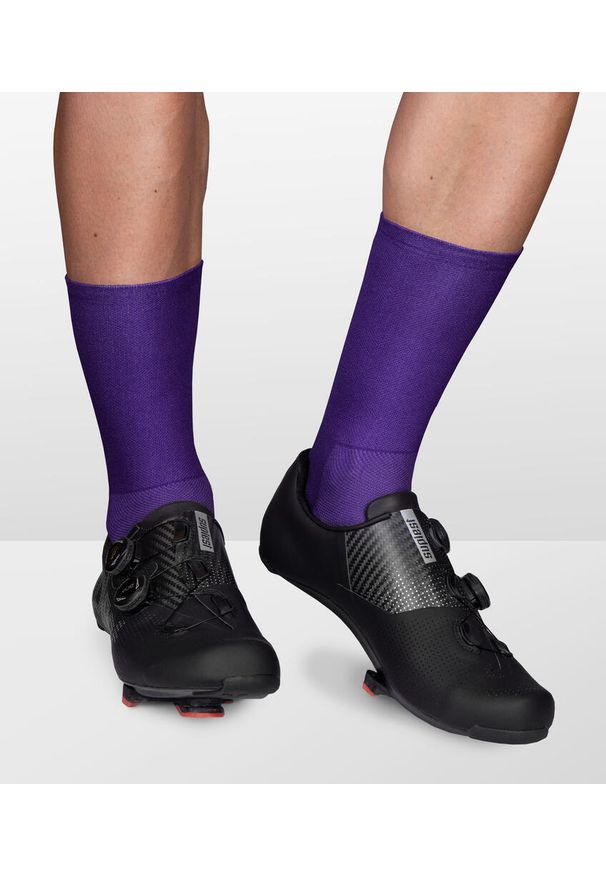 LUXA - Skarpetki Rowerowe Unisex Luxa Classic. Kolor: fioletowy. Materiał: poliamid, elastan. Sport: kolarstwo