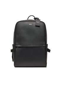 BOSS - Boss Plecak Zair Backpack 50485589 Czarny. Kolor: czarny. Materiał: skóra