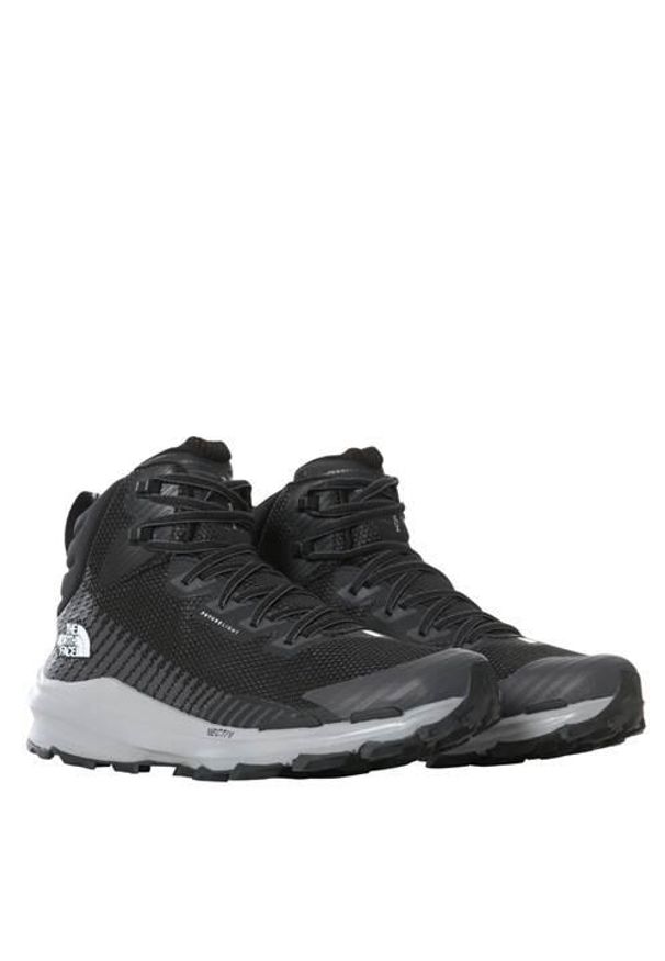Buty do chodzenia męskie The North Face Vectiv Fastpack Mid Futurelight. Zapięcie: sznurówki. Kolor: wielokolorowy, szary. Materiał: tkanina, guma, materiał, syntetyk. Szerokość cholewki: normalna. Sport: turystyka piesza
