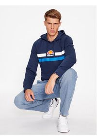 Ellesse Bluza Alroni SHR13709 Granatowy Regular Fit. Kolor: niebieski. Materiał: bawełna #5
