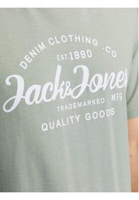 Jack & Jones - Jack&Jones T-Shirt Forest 12247972 Zielony Standard Fit. Kolor: zielony. Materiał: bawełna #4