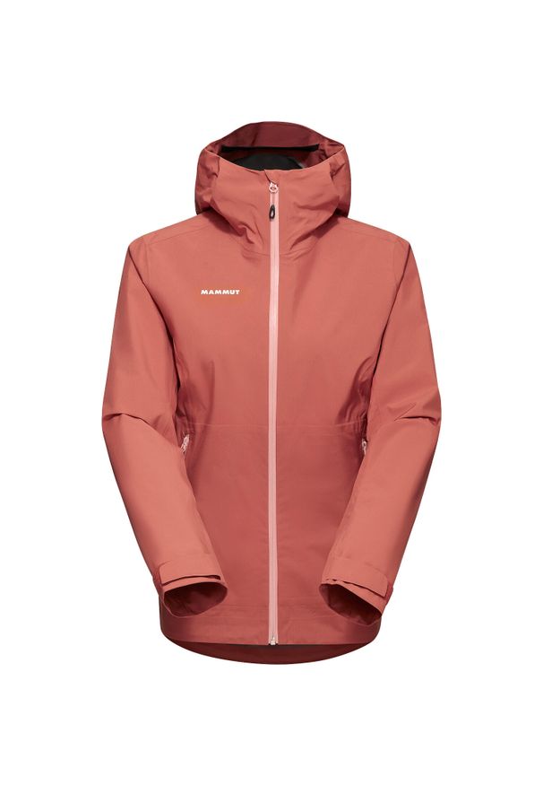 Kurtka w góry damska Mammut Alto Light Hardshell. Typ kołnierza: kaptur. Kolor: czerwony. Materiał: syntetyk. Sport: wspinaczka