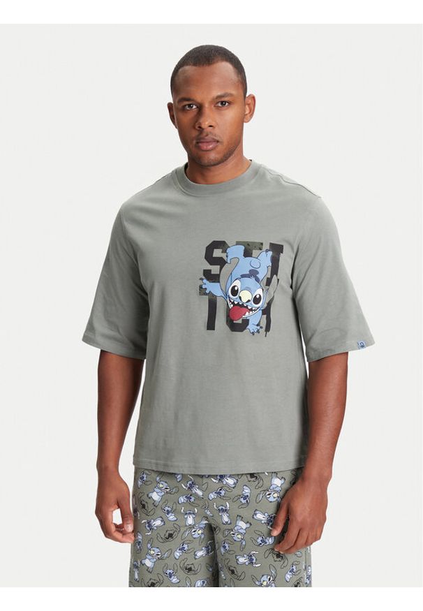 United Colors of Benetton - United Colors Of Benetton T-Shirt 30964M01Y Szary Relaxed Fit. Kolor: szary. Materiał: bawełna