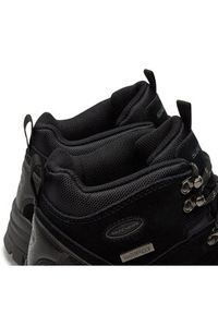 skechers - Skechers Trapery Pelmo 64869/BLK Czarny. Kolor: czarny. Materiał: skóra, zamsz