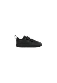 Buty do chodzenia niemowlęce Nike Pico 5. Zapięcie: rzepy. Kolor: czarny. Materiał: tkanina, materiał, skóra, syntetyk. Szerokość cholewki: normalna. Sport: turystyka piesza