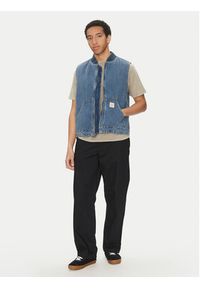 Vans Chinosy Authentic VN000HZC Czarny Loose Fit. Kolor: czarny. Materiał: syntetyk, bawełna #2