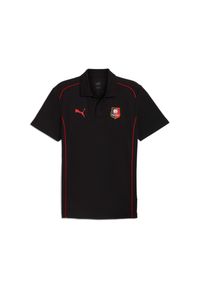 Polo Puma. Typ kołnierza: polo. Kolor: czarny