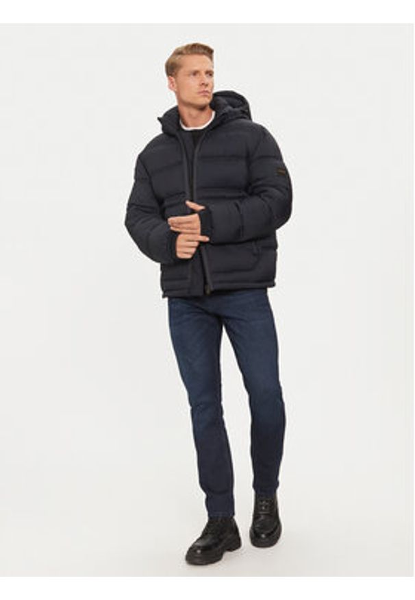 BOSS - Boss Kurtka puchowa Okobra1 50535994 Granatowy Relaxed Fit. Kolor: niebieski. Materiał: syntetyk