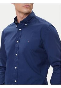 TOMMY HILFIGER - Tommy Hilfiger Koszula MW0MW37550 Granatowy Regular Fit. Kolor: niebieski. Materiał: bawełna #4