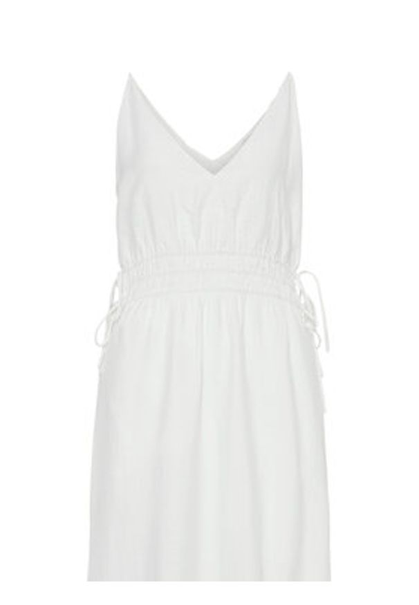 YAS Sukienka letnia Dazly 26037101 Biały Regular Fit. Kolor: biały. Materiał: wiskoza. Sezon: lato