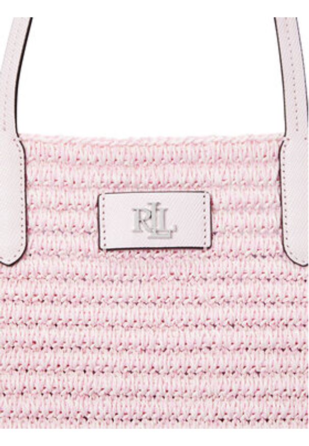 Lauren Ralph Lauren - LAUREN RALPH LAUREN Torebka Brie Large 431966868001 Różowy. Kolor: różowy