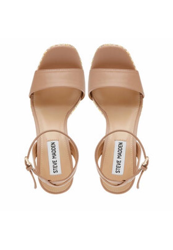Steve Madden Sandały La verne Sandal SM11002976-02002-750 Beżowy. Kolor: beżowy. Materiał: skóra