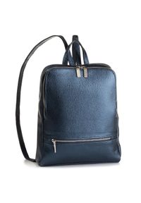 Plecak Creole - K10505 Ciemny Niebieski. Kolor: niebieski. Materiał: skóra. Styl: klasyczny #1