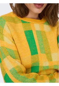 only - ONLY Sweter Kelly 15264617 Żółty Regular Fit. Kolor: żółty. Materiał: syntetyk #3