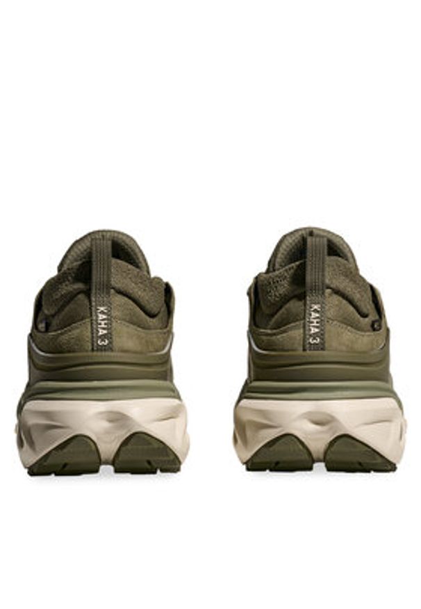 HOKA - Hoka Trekkingi Kaha 3 Low Gtx GORE-TEX 1162532 Khaki. Kolor: brązowy. Materiał: nubuk, skóra. Technologia: Gore-Tex. Sport: turystyka piesza