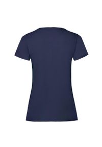 FRUIT OF THE LOOM - Koszulka Damska Valueweight. Kolor: niebieski