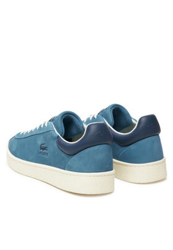 Lacoste Sneakersy 749SMA0030 Niebieski. Kolor: niebieski. Materiał: skóra