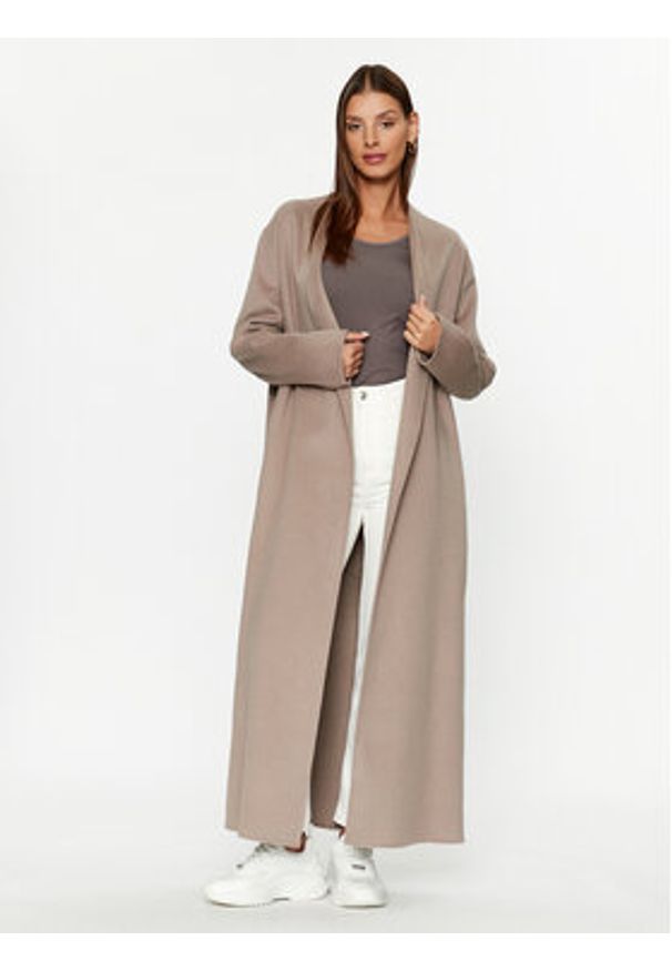 only - ONLY Bluzka 15204712 Szary Stretch Fit. Kolor: szary. Materiał: bawełna