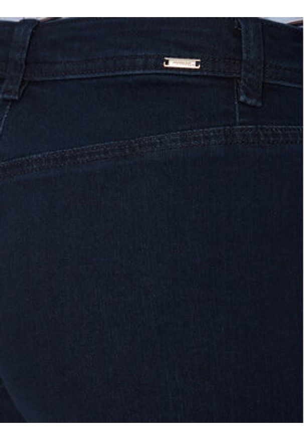 Morgan Szorty jeansowe 241-SHIVAL Granatowy Slim Fit. Kolor: niebieski. Materiał: bawełna