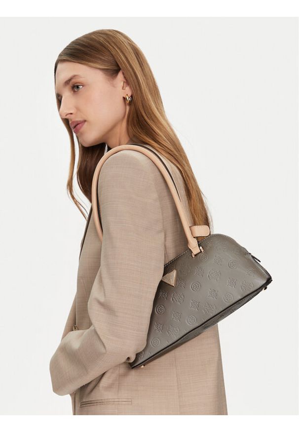 Guess Torebka HWTV94 96080 Srebrny. Kolor: srebrny. Materiał: skórzane