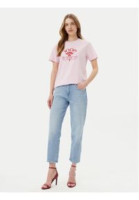 JOOP! Jeans T-Shirt Toldi 30046273 Różowy Regular Fit. Kolor: różowy. Materiał: bawełna #5