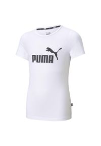 Koszulka dziecięca Puma Essential Logo. Kolor: biały. Sport: joga i pilates #1