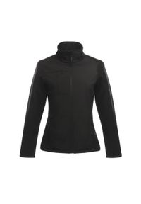 Regatta - Damski Softshell Octagon II. Kolor: czarny, zielony, wielokolorowy. Materiał: softshell