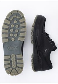 ecco - Półbuty męskie ECCO TRACK 25 LOW GTX (831714-51052). Okazja: na co dzień. Kolor: czarny. Materiał: skóra. Styl: casual