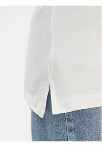 TOMMY HILFIGER - Tommy Hilfiger T-Shirt Gold Button WW0WW45628 Biały Regular Fit. Kolor: biały. Materiał: bawełna