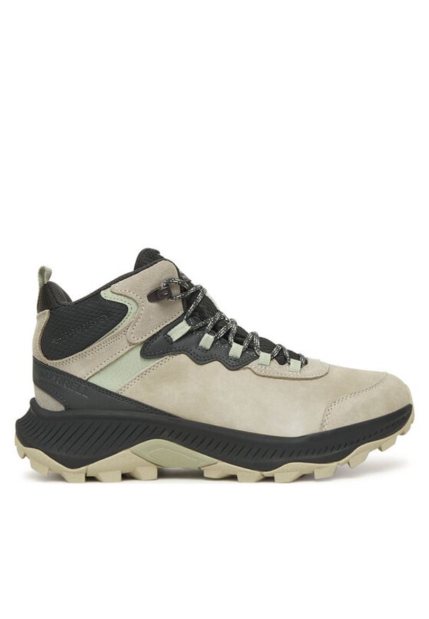 Merrell Trekkingi Speed Strike 2 Leather Mid Waterproof J038387 Beżowy. Kolor: beżowy. Materiał: skóra, zamsz. Sport: turystyka piesza