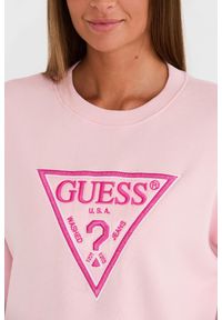 Guess - GUESS Różowa krótka bluza. Kolor: różowy. Długość: krótkie #6