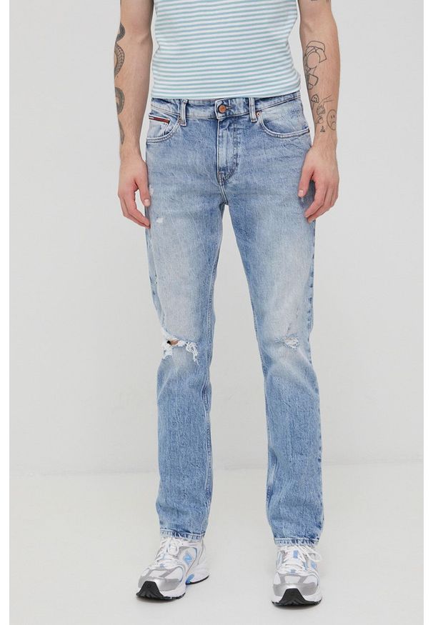 Tommy Jeans jeansy RYAN BF2112 DM0DM13265.PPYY męskie. Kolor: niebieski