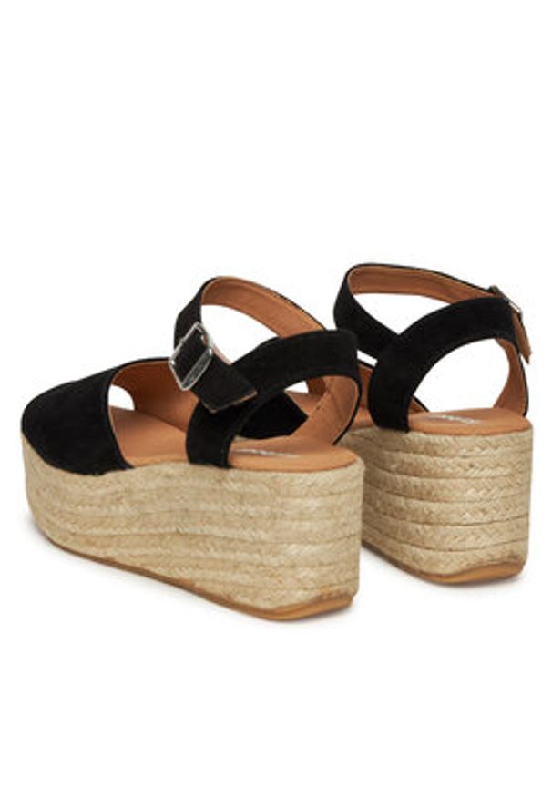 Barbour Espadryle Aspen LFO0767BK31 Czarny. Kolor: czarny. Materiał: zamsz, skóra