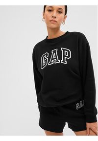 GAP - Gap Bluza 554936-10 Czarny Regular Fit. Kolor: czarny. Materiał: bawełna