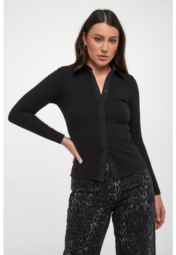 Bluzka damska DKNY JEANS. Materiał: jeans