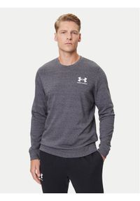 Under Armour Bluza Ua Rival Terry 1370404 Szary Relaxed Fit. Kolor: szary. Materiał: bawełna