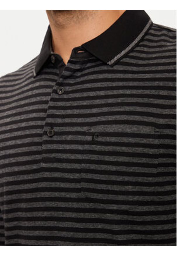 Pierre Cardin Polo C5 30514.3046 Czarny Regular Fit. Typ kołnierza: polo. Kolor: czarny. Materiał: bawełna