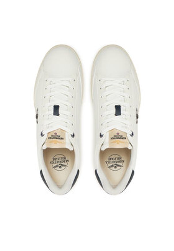 Aeronautica Militare Sneakersy 251SC306CT3385 Biały. Kolor: biały. Materiał: skóra