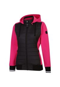 DARE 2B - Kurtka turystyczna damska Dare2b Fend hybrydowa. Kolor: czarny. Materiał: poliester. Sport: turystyka piesza #1
